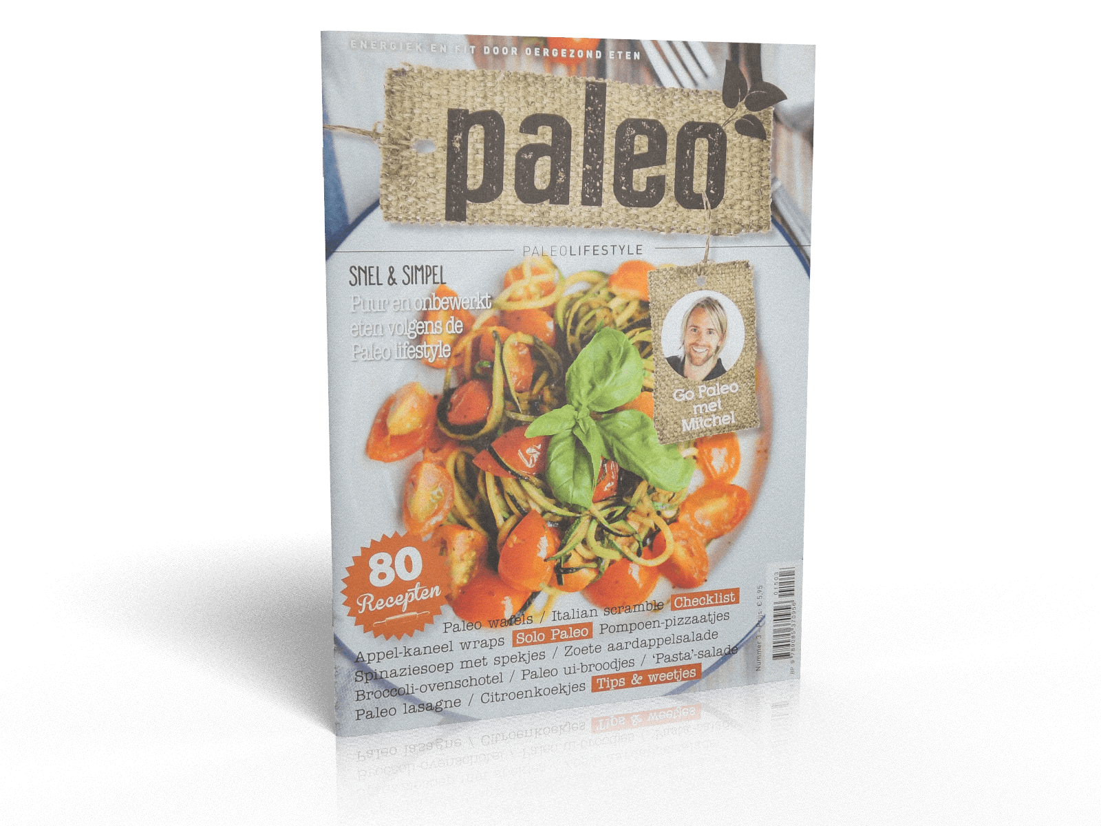 Paleo Magazine 3 Cover 3D
